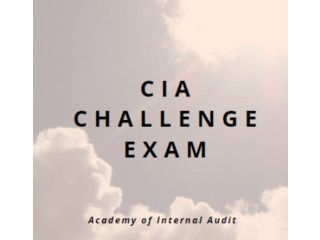 Get The CIA Challenge Exam Training From AIA