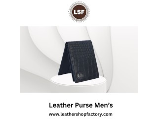 Stylish leather purse men's - Leather Shop factory