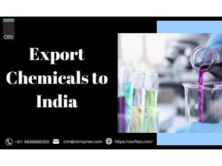 Optimizing Logistics For Export Chemicals to India