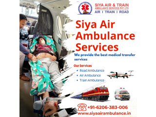 Book 24x7 Emergency Air Ambulance Service in Patna - Siya Air Ambulance