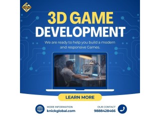 3D Game Development Services In India | Knick Global