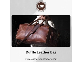 Crafted Elegance: The Ultimate Guide to Duffle Leather Bag – Leather Shop Factory