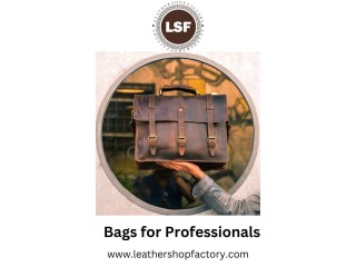 Carry in Style: The Ultimate Bags for Professionals – Leather Shop Factory