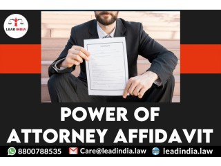 Best power of attorney affidavit