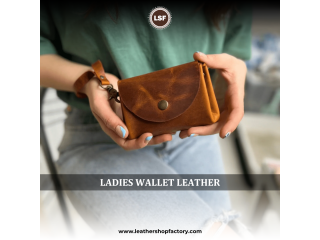 Chic and Practical: Ladies Wallet Leather – Leather Shop Factory