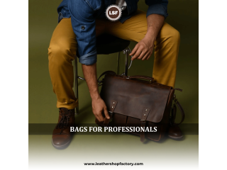 Elevate Your Work Style with These Must-Have Bags for Professionals – Leather Shop Factory