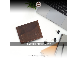 Mastering Style: The Ultimate Guide to Leather Purse Men’s – Leather Shop Factory