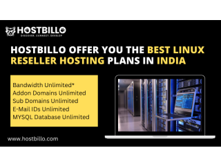 Hostbillo Offer You The Best Linux Reseller Hosting Plans In India
