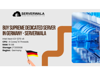 Buy Supreme Dedicated Server in Germany - Serverwala