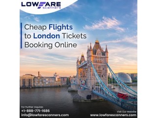 Save huge on Flights to London by booking your journey with Lowfarescanners