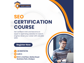 SEO Certification Course In Zirakpur (CADL)
