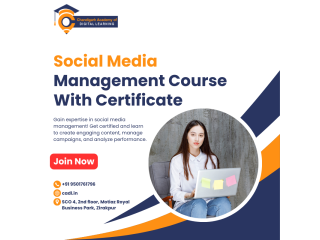 Social Media Management Course With Certificate In Zirakpur (CADL)