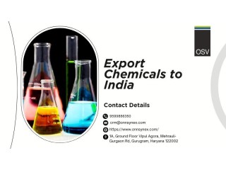 Your Partner for Chemical Exports to India