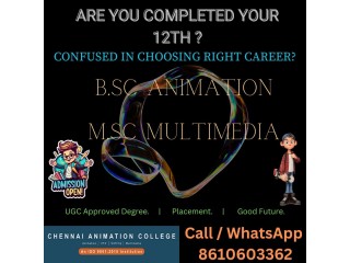 Chennai Animation College | Msc Multimedia | Graphic Design Course