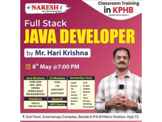 No 1 Best Full Stack Java Developer Online Training in Hyderabad 2024.