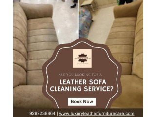 Wishing for a Shiny Leather Sofa? Sofa Cleaning Service!