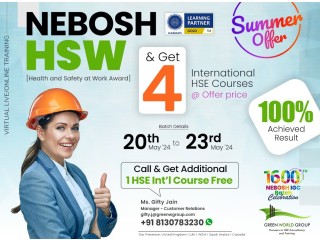Nebosh HSW course in Punjab