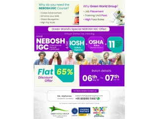 Join NEBOSH IGC now and unlock exclusive benefits with our 65% discount offer!