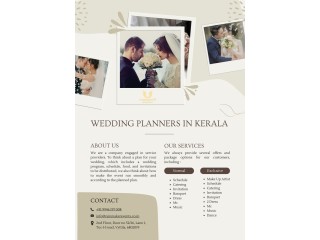 Crafting Unforgettable Celebrations with Wedding Planners in Kerala