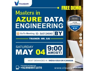 Attend Online Free Demo on Masters Azure Data Engineering (ADE)