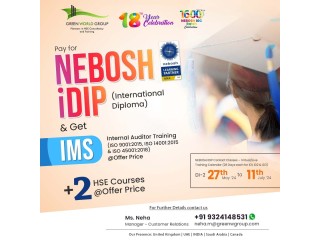 Nebosh IDIP in Mumbai get IMS and 2 HSE Course in OFFER