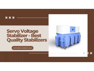 Servo Voltage Stabilizer - Best Quality Stabilizers