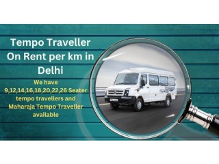 Choose The Amazing Maharaja Tempo Traveller in Delhi