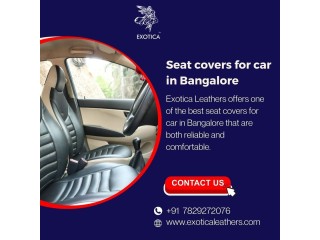 Seat covers for car in Bangalore