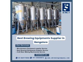 Best Brewing Equipment Supplier in Bangalore