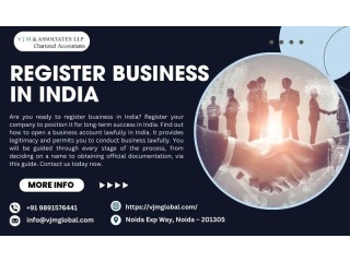 Register Your Business in India Quickly and Easily