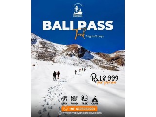 Exploring the Magnificence: Bali Pass Trekking route