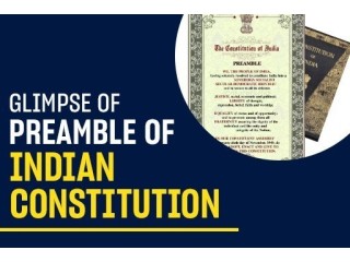Glimpse of Preamble of Indian Constitution KBE Judiciary Coaching
