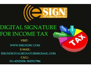 Online Digital Signature Certificate For Income Tax