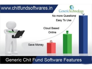 Features of Genericchit Chit Fund Software