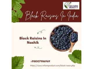 Buy Premium Black Raisins Online in Nashik & All India