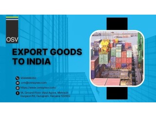 Effortless Export goods to India: Your Guide with OnnSynex