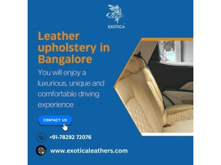 Exotica leathers|Leather upholstery in Bangalore