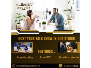 HOST YOUR TALK SHOW IN OUR STUDIO