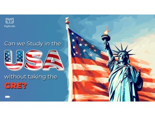 Can we study in the USA without taking the GRE?