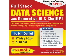 No 1 Best Full Stack Data science & AI Online Training in Hyderabad 2024