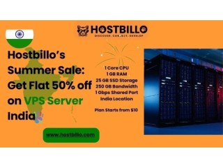 Hostbillo’s Summer Sale: Get Flat 50% off on VPS Server India