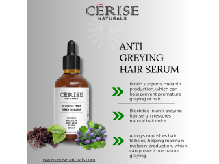 Anti greying hairserum by cerisenaturals
