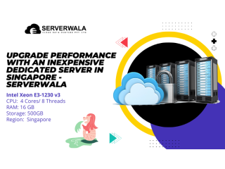 Upgrade Performance with an Inexpensive Dedicated Server in Singapore - Serverwala