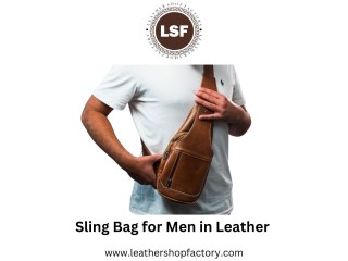 Striking Style: The Ultimate Guide to Sling Bags for Men in Leather – Leather Shop Factory
