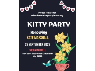 Top 5 : Kitty Party Invitation Background