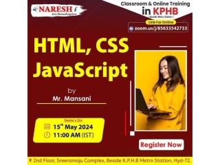 No 1 Best Html | CSS | JavaScript Online Training in Hyderabad 2024.