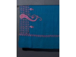 Buy Hand embroidered Kashmiri pashmina shawl at Omvai