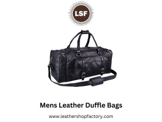 The Ultimate Guide to Mens Leather Duffle Bags – Leather Shop Factory
