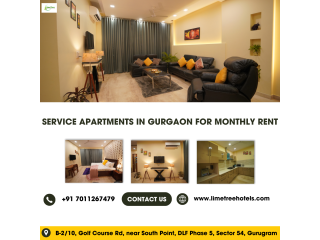 Service apartments in gurgaon for monthly rent