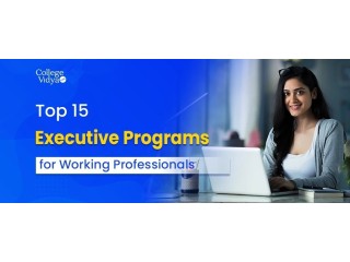 Top 15 Executive Development Program (EDP) for Working Professionals/ Business Leaders